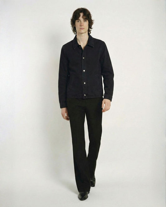 カーボンブラックデニムジャケット