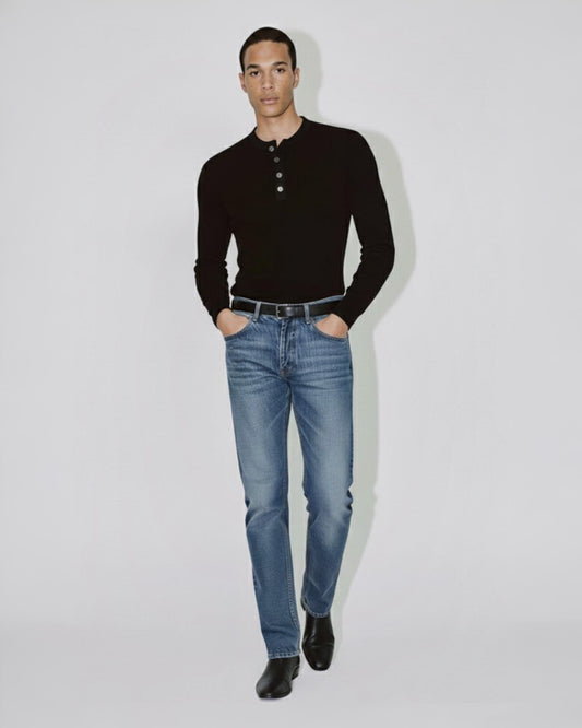 Slim Fit Jeans in Vintage Blue