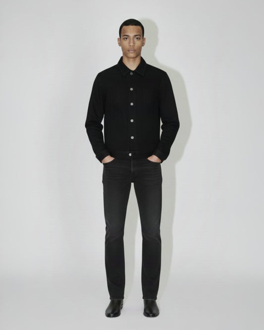Carbon Black Denim Jacket