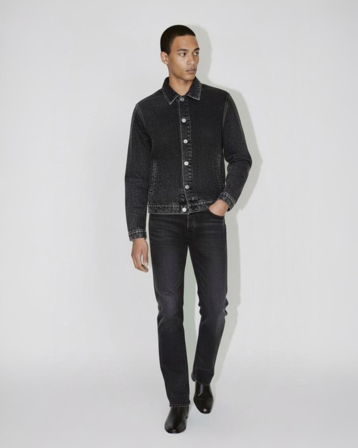 Acid Wash Denim Jacket