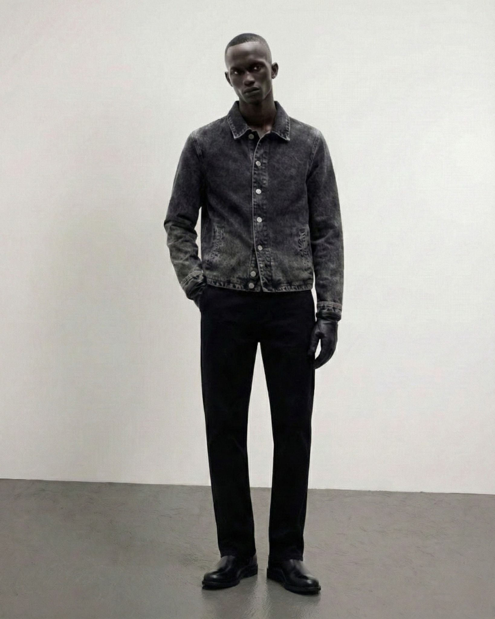 Acid Wash Denim Jacket