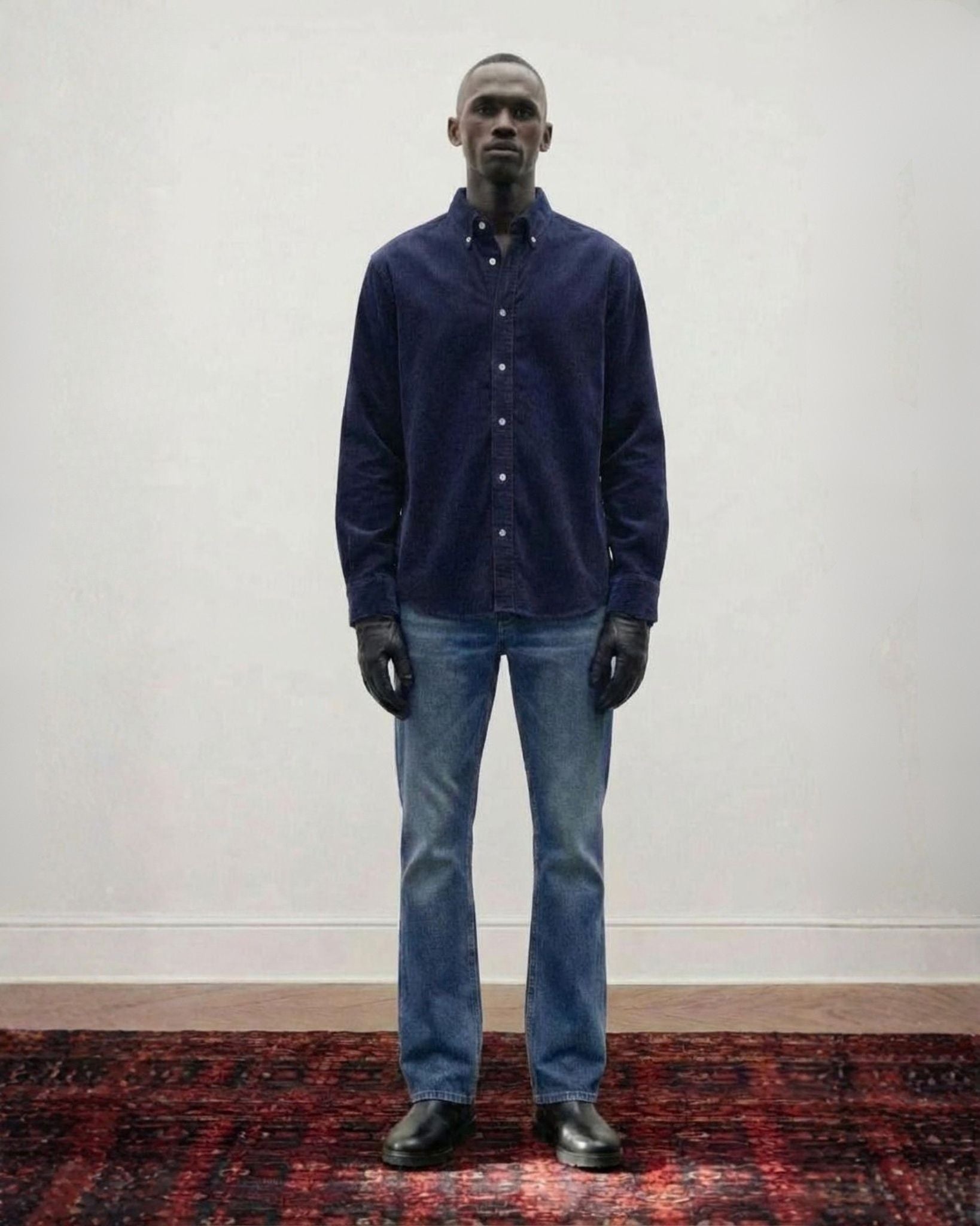 Japanese Corduroy Shirt | Navy