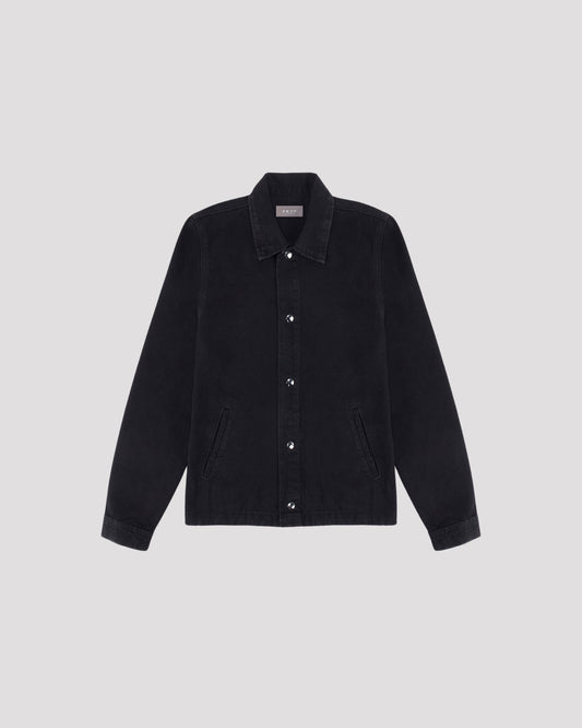 Carbon Black Denim Jacket